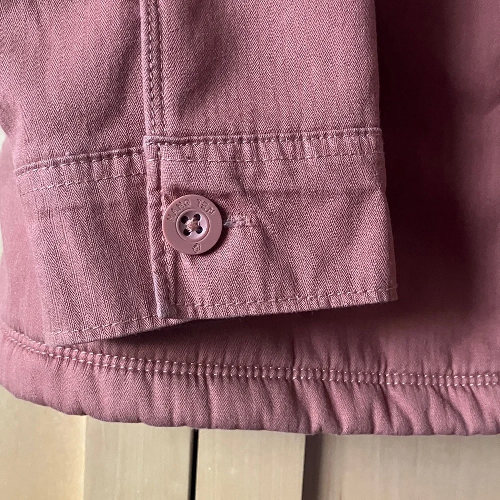 Hang Ten| Barn/utility Jacket|Dusty Rose Color| Sz L| Gorpcore, Cabincore - Picture 2 of 6